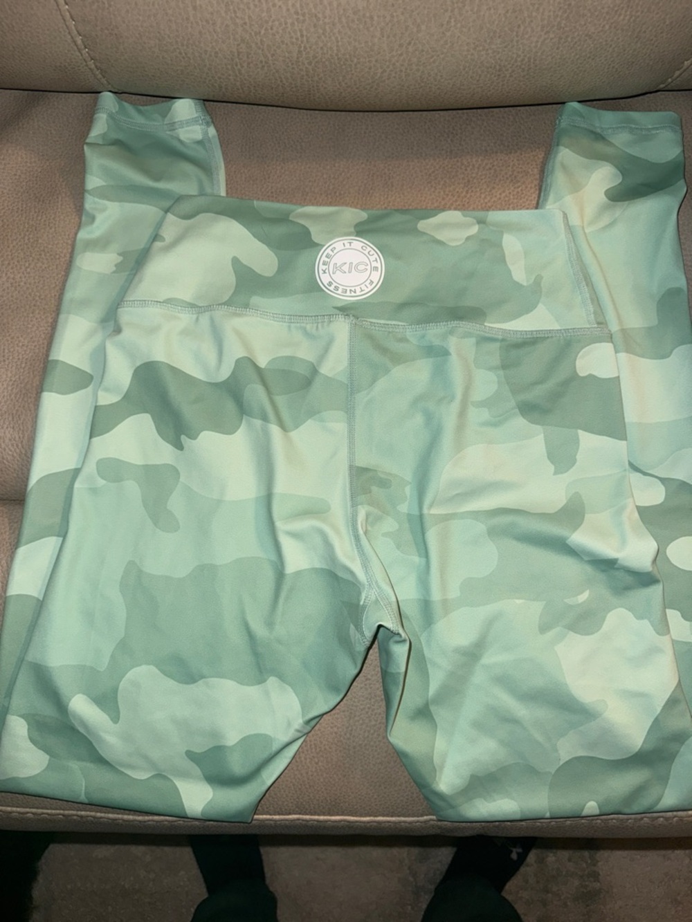Green Camo Leggings